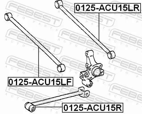 FEBEST WAHACZ ZAWIESZENIA 0125-ACU15LF 