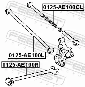 FEBEST WAHACZ ZAWIESZENIA 0125-AE100R 