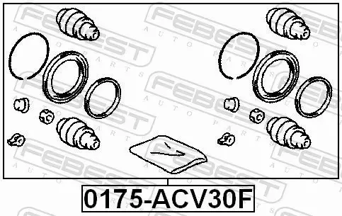 FEBEST ZESTAW NAPRAWCZY ZACISKU 0175-ACV30F 