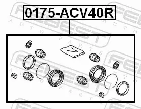 FEBEST ZESTAW NAPRAWCZY ZACISKU 0175-ACV40R 