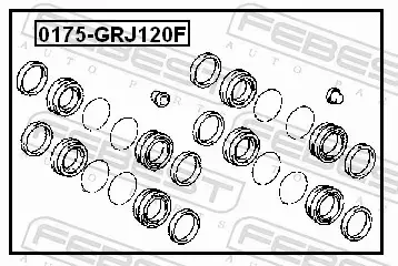 FEBEST ZESTAW NAPRAWCZY ZACISKU 0175-GRJ120F 