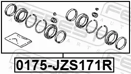 FEBEST ZESTAW NAPRAWCZY ZACISKU 0175-JZS171R 