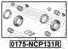 FEBEST ZESTAW NAPRAWCZY ZACISKU 0175-NCP131R 