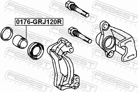 FEBEST TŁOCZEK ZACISKU HAMULCOWEGO 0176-GRJ120R 