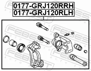 FEBEST ZACISK HAMULCOWY 0177-GRJ120RLH 