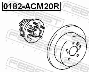 FEBEST PIASTA KOŁA 0182-ACM20R 