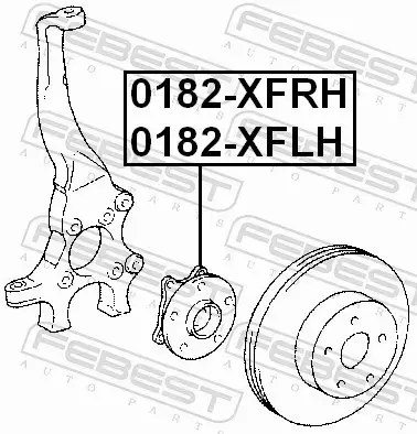 FEBEST PIASTA KOŁA 0182-XFRH 