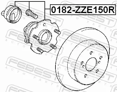 FEBEST PIASTA KOŁA 0182-ZZE150R 