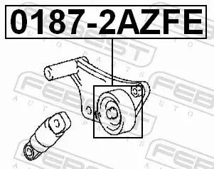 FEBEST ROLKA NAPINACZA 0187-2AZFE 