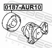 FEBEST ROLKA NAPINACZA 0187-AUR10 