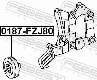 FEBEST ROLKA PROWADZĄCA PASKA 0187-FZJ80 