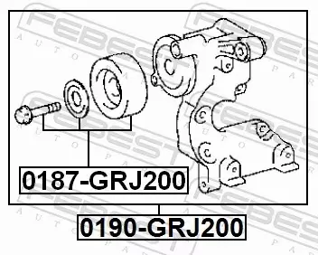 FEBEST ROLKA NAPINACZA 0187-GRJ200 