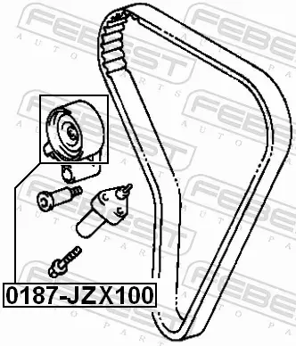 FEBEST ROLKA NAPINACZA 0187-JZX100 