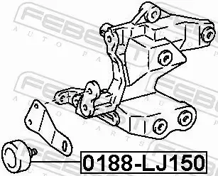 FEBEST ROLKA PROWADZĄCA PASKA 0188-LJ150 