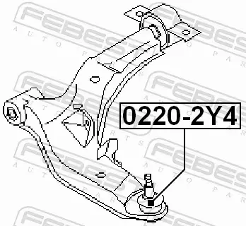 FEBEST SWORZEŃ WAHACZA 0220-2Y4 