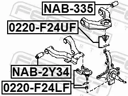 FEBEST SWORZEŃ WAHACZA 0220-F24UF 