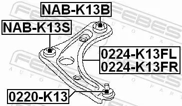 FEBEST SWORZEŃ WAHACZA 0220-K13 