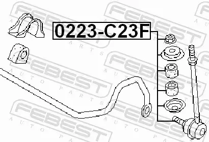 FEBEST ŁĄCZNIK STABILIZATORA 0223-C23F 