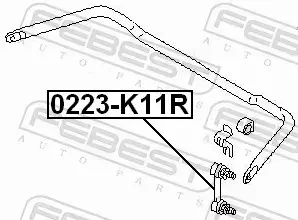 FEBEST ŁĄCZNIK STABILIZATORA 0223-K11R 