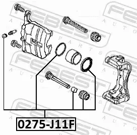 FEBEST ZESTAW NAPRAWCZY ZACISKU 0275-J11F 