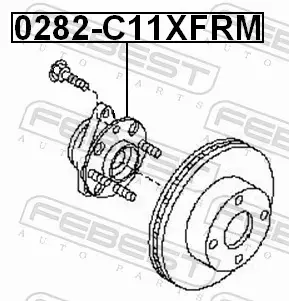 FEBEST ŁOŻYSKO KOŁA 0282-C11XFRM 