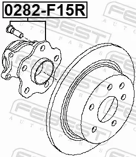 FEBEST PIASTA KOŁA 0282-F15R 