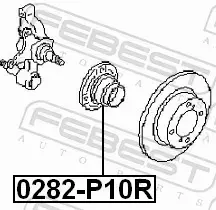 FEBEST PIASTA KOŁA 0282-P10R 