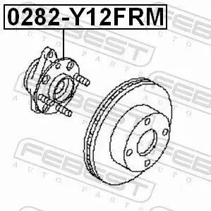 FEBEST PIASTA KOŁA 0282-Y12FRM 