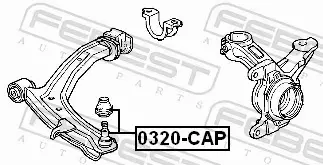 FEBEST SWORZEŃ WAHACZA 0320-CAP 