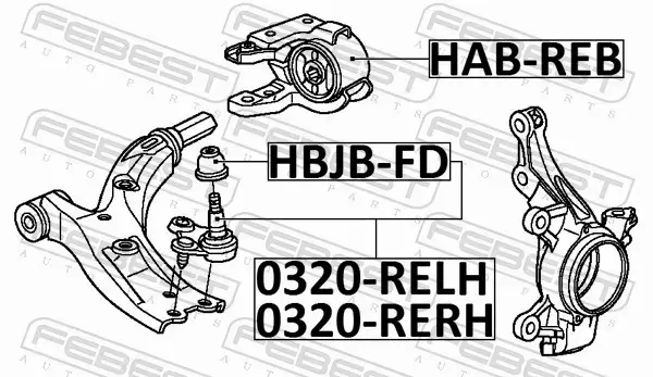 FEBEST SWORZEŃ WAHACZA 0320-RELH 