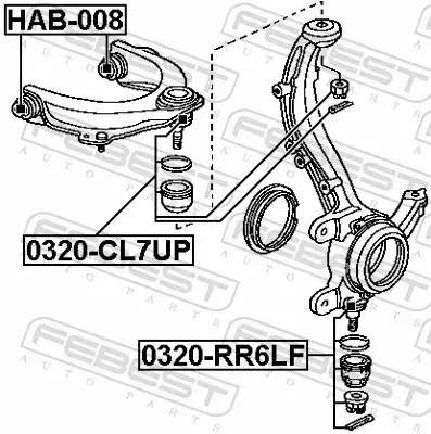 FEBEST SWORZEŃ WAHACZA 0320-RR6LF 