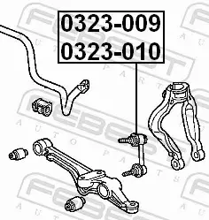 FEBEST ŁĄCZNIK STABILIZATORA 0323-009 