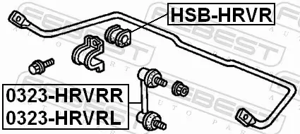 FEBEST ŁĄCZNIK STABILIZATORA 0323-HRVRL 