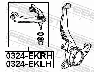 FEBEST WAHACZ ZAWIESZENIA 0324-EKRH 