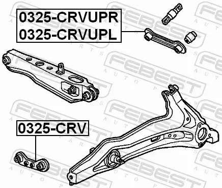 FEBEST WAHACZ ZAWIESZENIA 0325-CRVUPL 