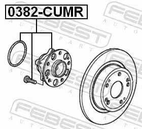 FEBEST PIASTA KOŁA 0382-CUMR 