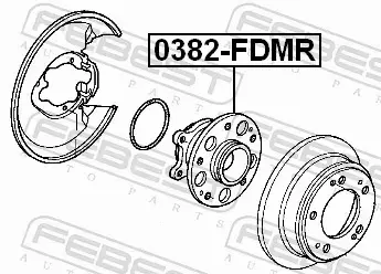 FEBEST PIASTA KOŁA 0382-FDMR 