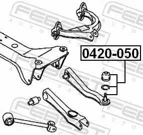 FEBEST SWORZEŃ ZAWIESZENIA 0420-050 