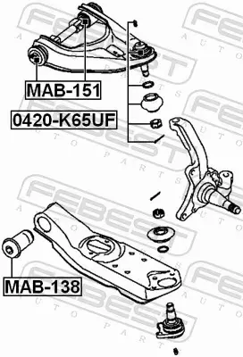 FEBEST SWORZEŃ WAHACZA 0420-K65UF 