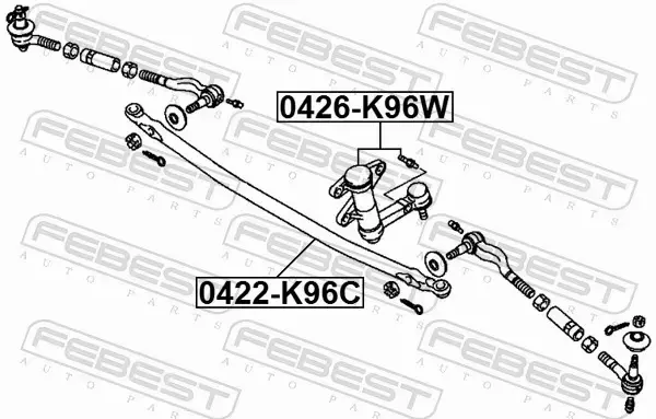 FEBEST DRĄŻEK KIEROWNICZY 0422-K96C 