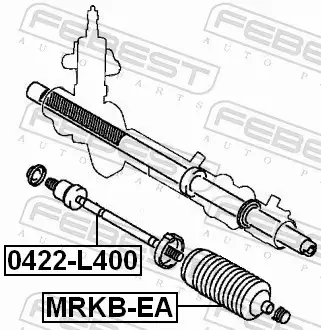 FEBEST DRĄŻEK KIEROWNICZY 0422-L400 