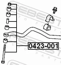 FEBEST ŁĄCZNIK STABILIZATORA 0423-001 