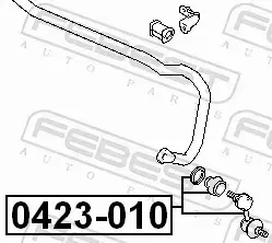 FEBEST ŁĄCZNIK STABILIZATORA 0423-010 