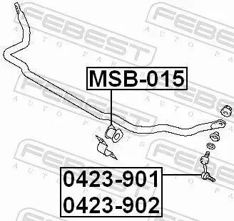 FEBEST ŁĄCZNIK STABILIZATORA 0423-901 