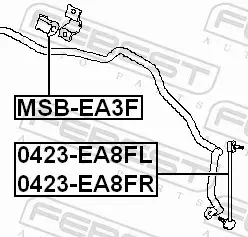 FEBEST ŁĄCZNIK STABILIZATORA 0423-EA8FL 