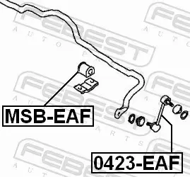 FEBEST ŁĄCZNIK STABILIZATORA 0423-EAF 