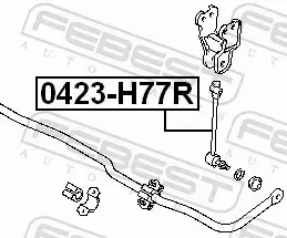 FEBEST ŁĄCZNIK STABILIZATORA 0423-H77R 