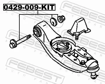 FEBEST ŚRUBA REGULACYJNA ZAWIESZENIA 0429-009-KIT 