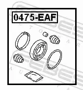 FEBEST ZESTAW NAPRAWCZY ZACISKU 0475-EAF 