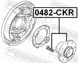 FEBEST PIASTA KOŁA 0482-CKR 